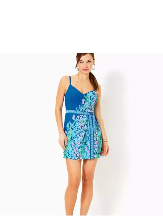 Lilly Pulitzer Dresses & Skirts - Lilly Pulitzer Blue and White Dress Top